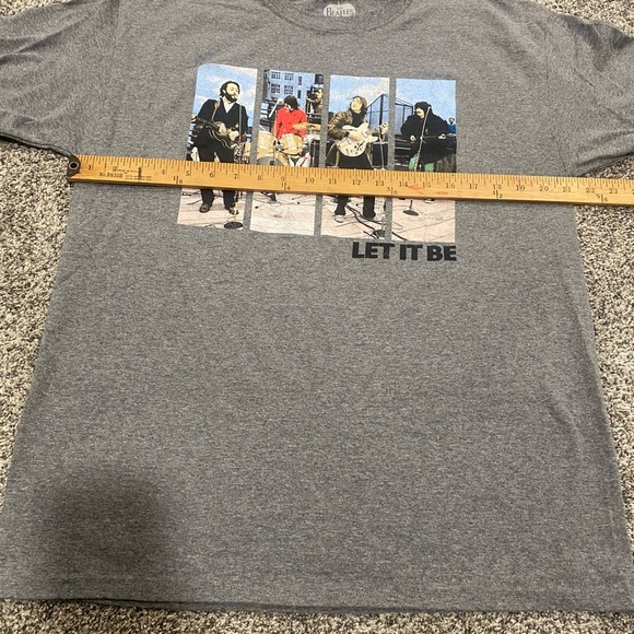 Beatles “Let it Be”  Band Gray T-shirt Size Large - Picture 6 of 7